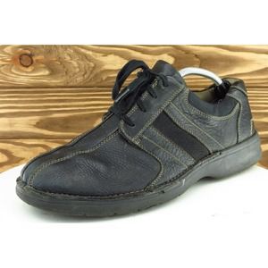 Clarks Shoes Sz 11 M Black Derby Oxfords Leather‎ Men 30344
